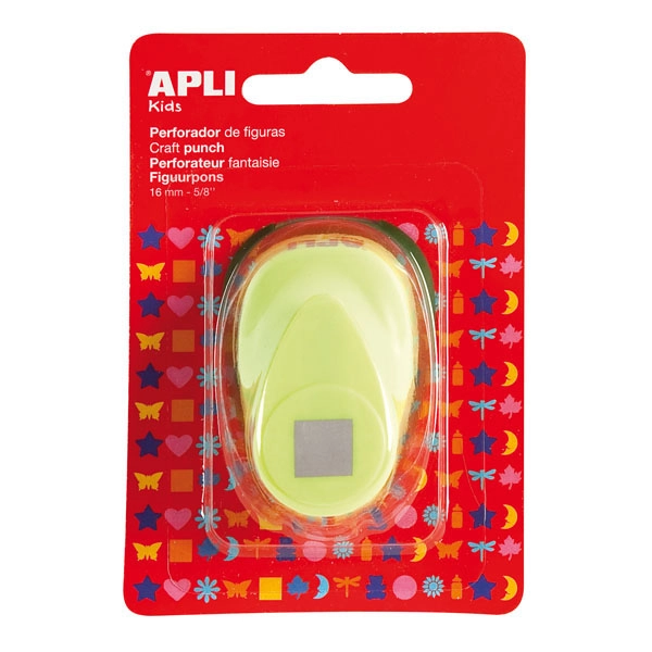 PERFORADORA PAPEL CUADRADO VERDE 16MM APLI REF. 13627 PERFORADORA PAPEL CUADRADO VERDE 16MM APLI REF. 13627