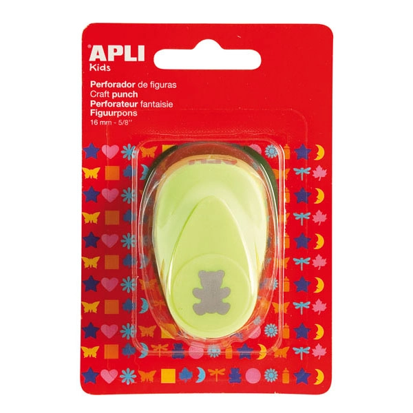 PERFORADORA PAPEL OSO VERDE 16MM APLI REF. 13631 PERFORADORA PAPEL OSO VERDE 16MM APLI REF. 13631