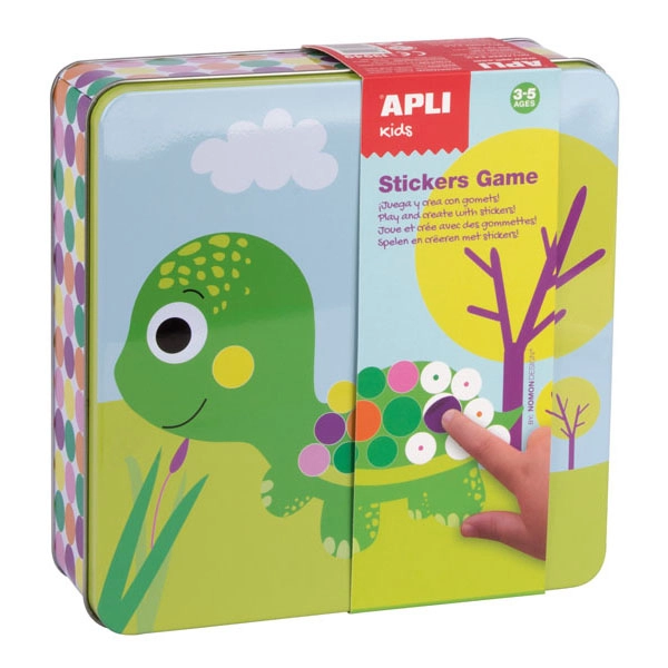 CAJA METAL JUEGO GOMET PRE-ESCOLAR ANIMALES APLI REF. 13949 CAJA METAL JUEGO GOMET PRE-ESCOLAR ANIMALES APLI REF. 13949