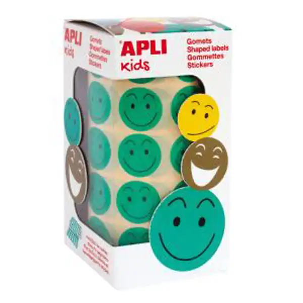 ROLLO GOMETS REDONDOS REM SMILE 20,0 VERDES APLI 14373 ROLLO GOMETS REDONDOS REM SMILE 20,0 VERDES APLI 14373