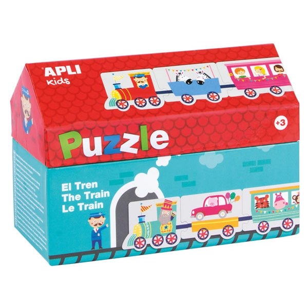 CAJA PUZZLE CASITA TREN 20U APLI REF. 16485 CAJA PUZZLE CASITA TREN 20U APLI REF. 16485