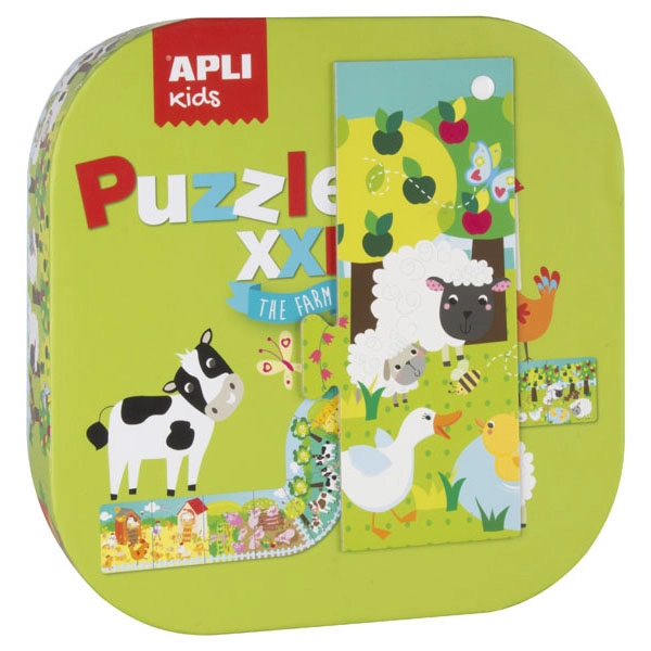 CAJA PUZLE XXL GRANJA 12U APLI REF. 16486 CAJA PUZLE XXL GRANJA 12U APLI REF. 16486