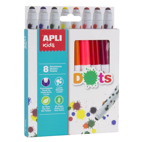 CAJA ROTULADORES DOTS 8U APLI REF. 16805 CAJA ROTULADORES DOTS 8U APLI REF. 16805