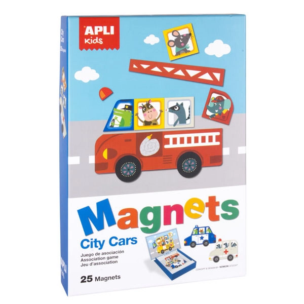 CAJA MAGNETICO COCHES 25U APLI REF. 16863 CAJA MAGNETICO COCHES 25U APLI REF. 16863