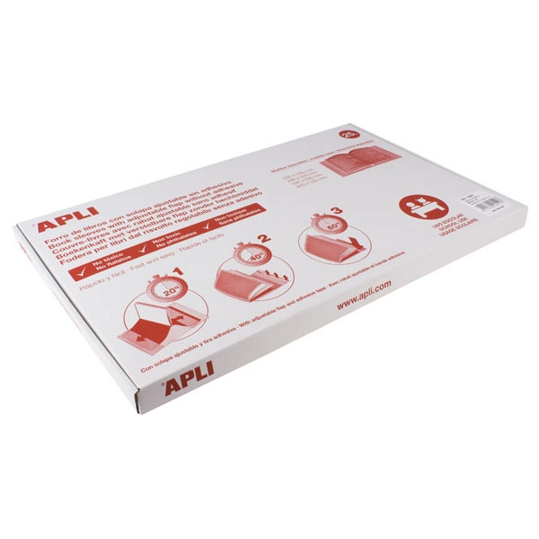 CAJA FORRO LIBRO AJUSTABLE 295MM 25U. APLI REF. 16899 CAJA FORRO LIBRO AJUSTABLE 295MM 25U. APLI REF. 16899
