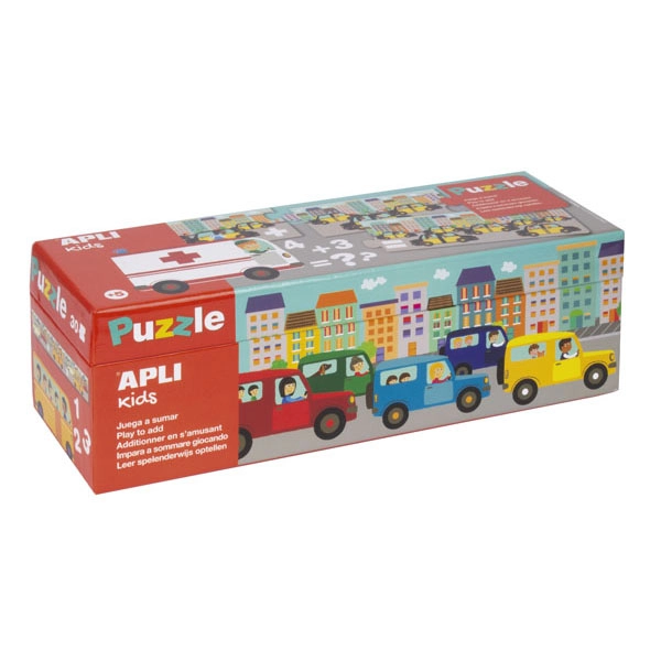 CAJA PUZZLE SUMAS TRANSPORTES 30 U APLI REF. 17196 CAJA PUZZLE SUMAS TRANSPORTES 30 U APLI REF. 17196