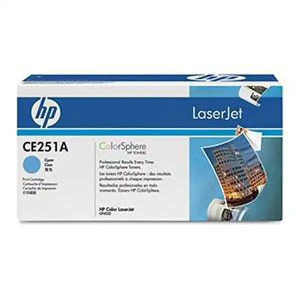 HP 504A (CE251A) TONER ORIGINAL CYAN 20131 HP 504A (CE251A) TONER ORIGINAL CYAN 20131