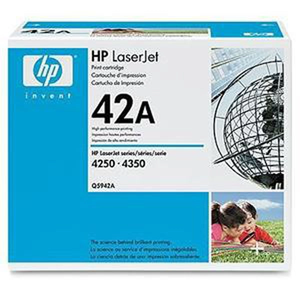 HP 42A (Q5942A) TONER ORIGINAL NEGRO 20140 HP 42A (Q5942A) TONER ORIGINAL NEGRO 20140