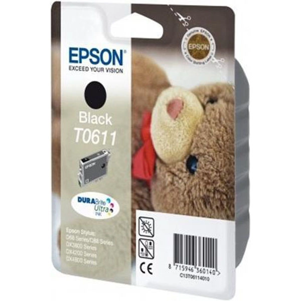 EPSON T0611 (C13T06114010) TINTA ORIGINAL NEGRO 20233 EPSON T0611 (C13T06114010) TINTA ORIGINAL NEGRO 20233