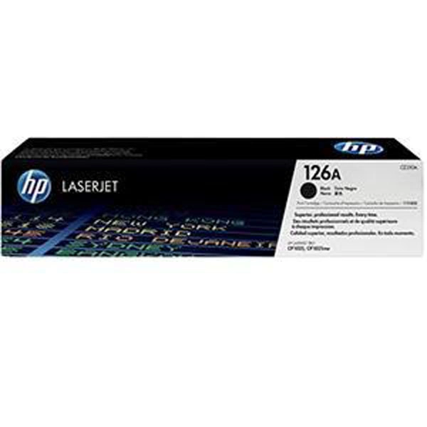 HP 126A (CE310A) TONER ORIGINAL NEGRO 20377 HP 126A (CE310A) TONER ORIGINAL NEGRO 20377