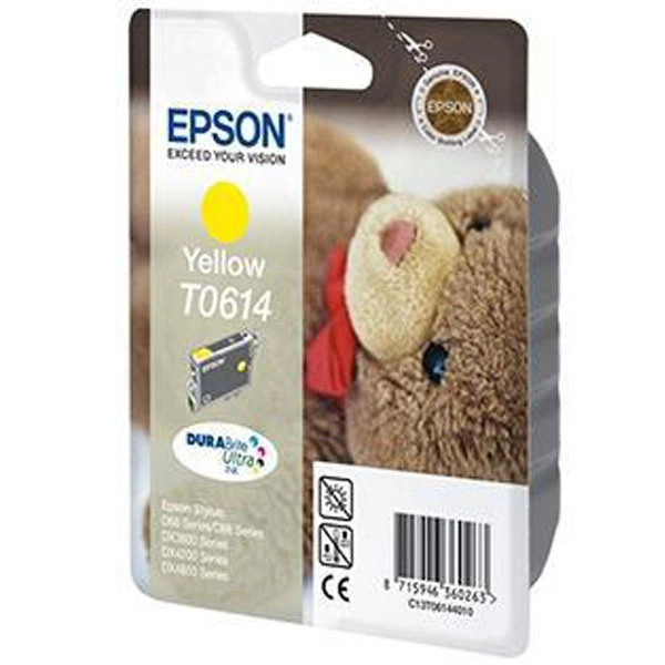 EPSON T0614 (C13T06144010) TINTA ORIGINAL AMARILLO 20495 EPSON T0614 (C13T06144010) TINTA ORIGINAL AMARILLO 20495