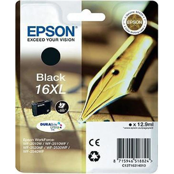 EPSON Nº16XL (C13T16314012) TINTA ORIGINAL NEGRO 20582 EPSON Nº16XL (C13T16314012) TINTA ORIGINAL NEGRO 20582