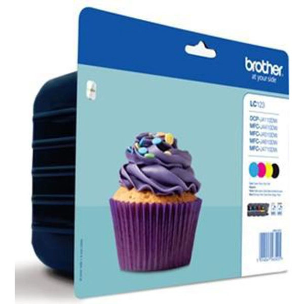 BROTHER LC123VALBP (LC123VALBP) TINTA ORIGINAL CUATRICOLOR 20642 BROTHER LC123VALBP (LC123VALBP) TINTA ORIGINAL CUATRICOLOR 20642