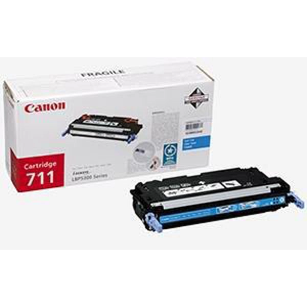 CANON CRG711C (1659B002AA) TONER ORIGINAL CYAN 21168 CANON CRG711C (1659B002AA) TONER ORIGINAL CYAN 21168