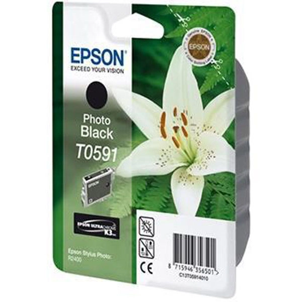 EPSON T0591 (C13T05914010) TINTA ORIGINAL NEGRO 21430 EPSON T0591 (C13T05914010) TINTA ORIGINAL NEGRO 21430