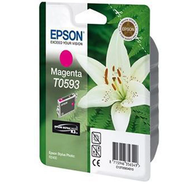 EPSON T0593 (C13T05934010) TINTA ORIGINAL MAGENTA 21432 EPSON T0593 (C13T05934010) TINTA ORIGINAL MAGENTA 21432