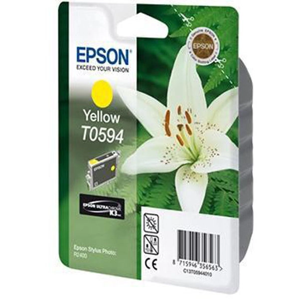 EPSON T0594 (C13T05944010) TINTA ORIGINAL AMARILLO 21433 EPSON T0594 (C13T05944010) TINTA ORIGINAL AMARILLO 21433