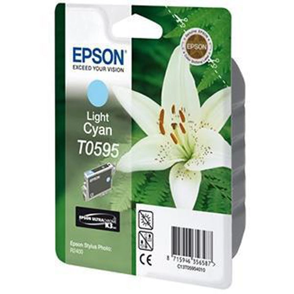 EPSON T0595 (C13T05954010) TINTA ORIGINAL CYAN 21434 EPSON T0595 (C13T05954010) TINTA ORIGINAL CYAN 21434