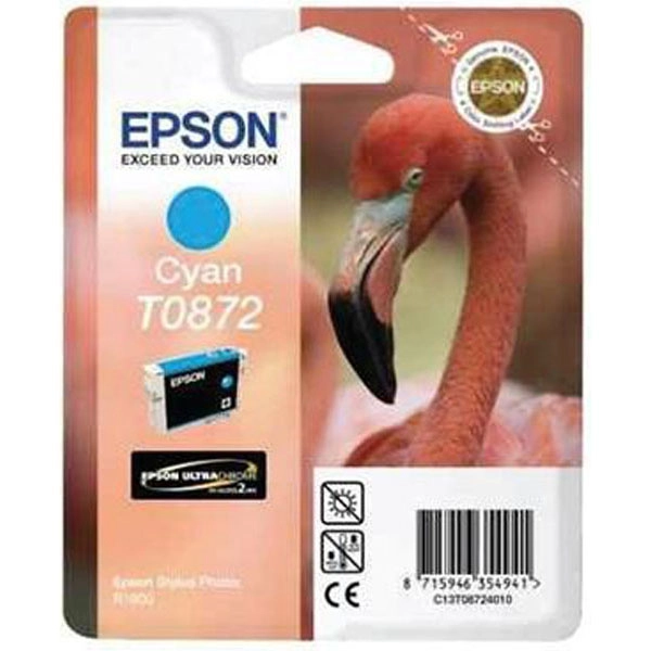 EPSON T0872 (C13T08724010) TINTA ORIGINAL CYAN 21474 EPSON T0872 (C13T08724010) TINTA ORIGINAL CYAN 21474