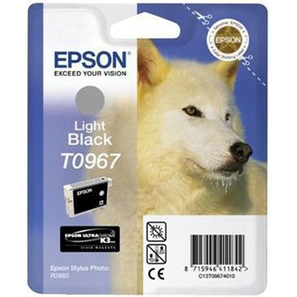 EPSON T0967 (C13T09674010) TINTA ORIGINAL GRIS 21501 EPSON T0967 (C13T09674010) TINTA ORIGINAL GRIS 21501
