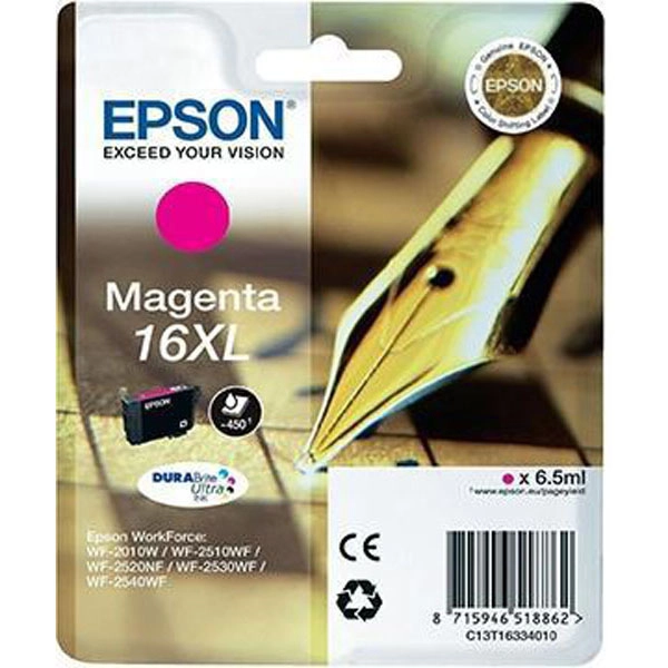 EPSON Nº16XL (C13T16334012) TINTA ORIGINAL MAGENTA 21571 EPSON Nº16XL (C13T16334012) TINTA ORIGINAL MAGENTA 21571