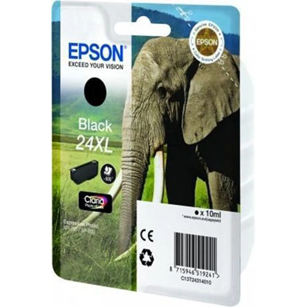 EPSON Nº 24XL (C13T24314012) TINTA ORIGINAL NEGRO 21610 EPSON Nº 24XL (C13T24314012) TINTA ORIGINAL NEGRO 21610