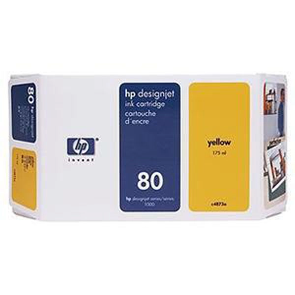 HP TINTA AMARILLO DESIGNJET 1050C/1055C/C PLUS - Nº80 HP TINTA AMARILLO DESIGNJET 1050C/1055C/C PLUS - Nº80