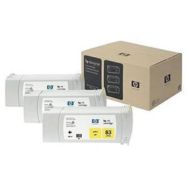 HP 83 PACK3 (C5075A) TINTA ORIGINAL AMARILLO 21983 HP 83 PACK3 (C5075A) TINTA ORIGINAL AMARILLO 21983