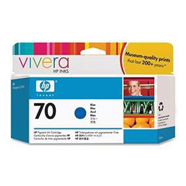 HP Nº70 (C9458A) TINTA ORIGINAL CYAN 22028 HP Nº70 (C9458A) TINTA ORIGINAL CYAN 22028