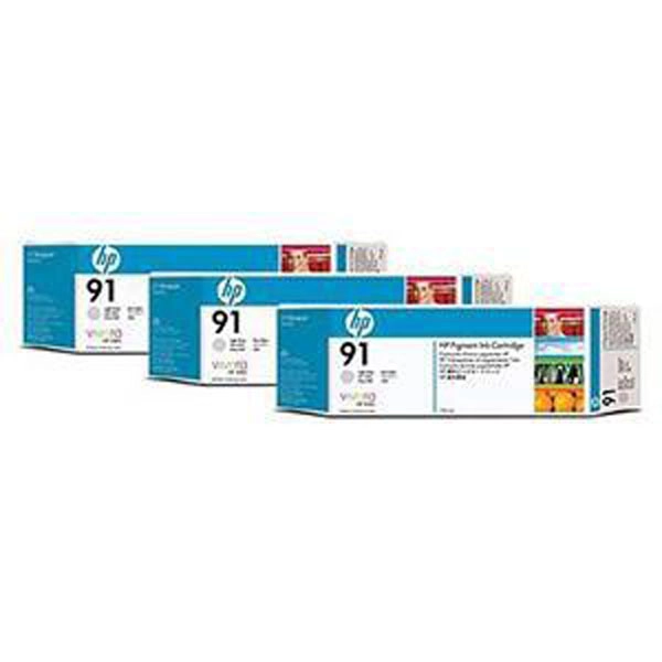 HP 91 PACK3 (C9482A) TINTA ORIGINAL GRIS 22044 HP 91 PACK3 (C9482A) TINTA ORIGINAL GRIS 22044