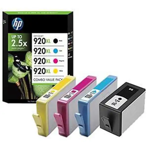 HP PACK BK / C / M /Y OFFICEJET 6500 - Nº920XL HP PACK BK / C / M /Y OFFICEJET 6500 - Nº920XL