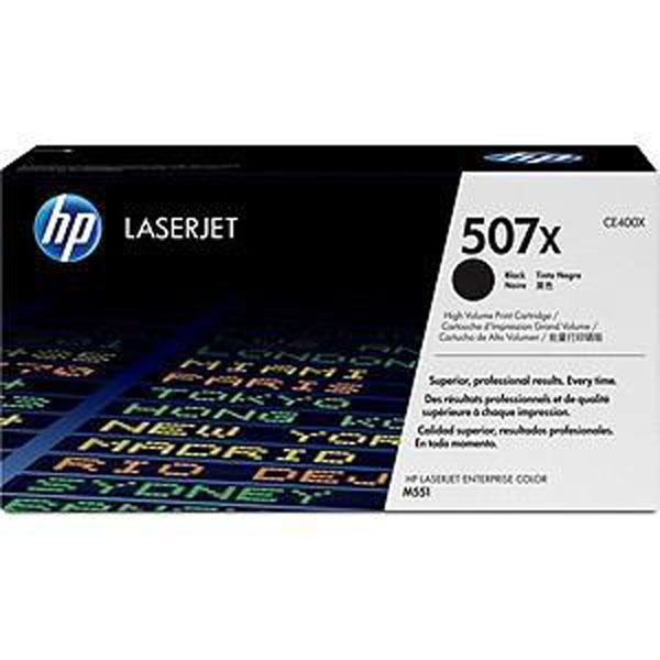 HP 507X (CE400X) TONER ORIGINAL NEGRO 22230 HP 507X (CE400X) TONER ORIGINAL NEGRO 22230