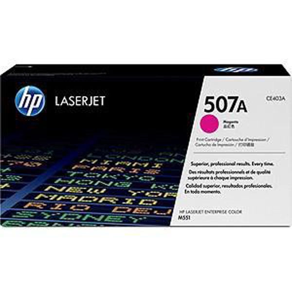 HP 507A (CE403A) TONER ORIGINAL MAGENTA 22233 HP 507A (CE403A) TONER ORIGINAL MAGENTA 22233