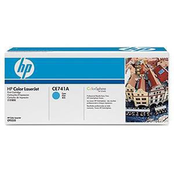 HP 307A (CE741A) TONER ORIGINAL CYAN 22242 HP 307A (CE741A) TONER ORIGINAL CYAN 22242