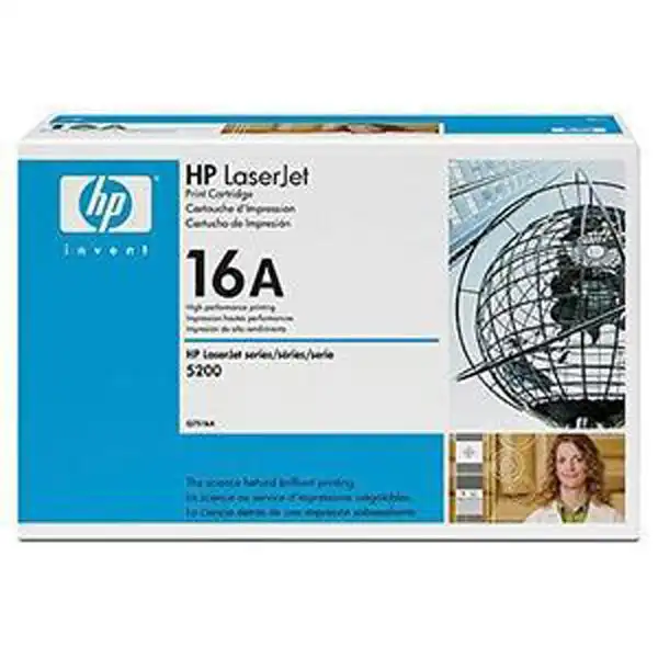 HP 16A (Q7516A) TONER ORIGINAL NEGRO 22288 HP 16A (Q7516A) TONER ORIGINAL NEGRO 22288
