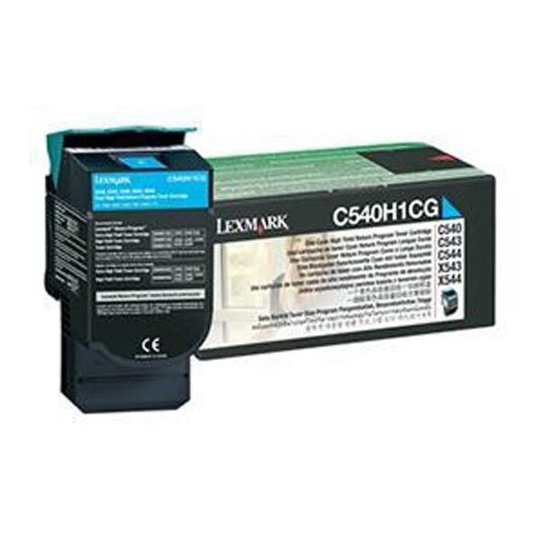 LEXMARK C540 (C540H1CG) TONER ORIGINAL CYAN 22530 LEXMARK C540 (C540H1CG) TONER ORIGINAL CYAN 22530