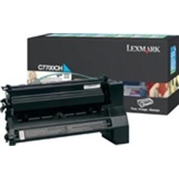 LEXMARK C7700CH (C7700CH) TONER ORIGINAL CYAN 22802 LEXMARK C7700CH (C7700CH) TONER ORIGINAL CYAN 22802