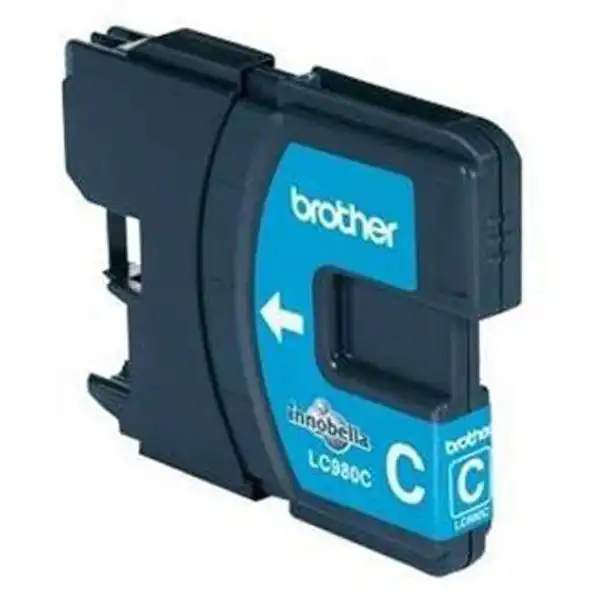 BROTHER LC980C (LC980CBP) TINTA ORIGINAL CYAN 23953 BROTHER LC980C (LC980CBP) TINTA ORIGINAL CYAN 23953