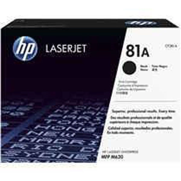 HP 81A (CF281A) TONER ORIGINAL NEGRO 25433 HP 81A (CF281A) TONER ORIGINAL NEGRO 25433