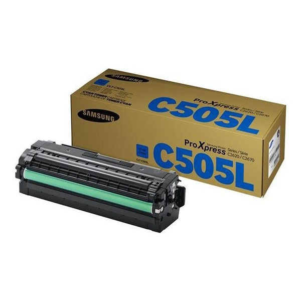 SAMSUNG 505L (SU035A) TONER ORIGINAL CYAN 25682 SAMSUNG 505L (SU035A) TONER ORIGINAL CYAN 25682