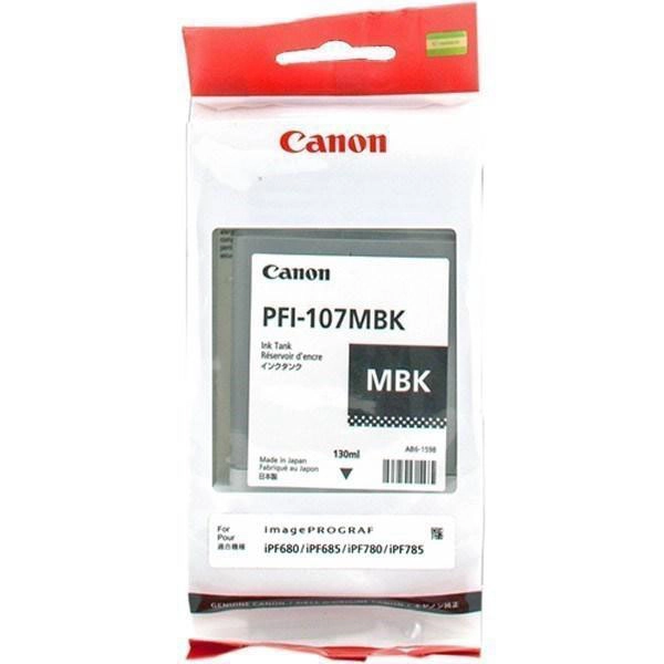 CANON PFI-107MBK (6704B001AA) TINTA ORIGINAL NEGRO 26058 CANON PFI-107MBK (6704B001AA) TINTA ORIGINAL NEGRO 26058
