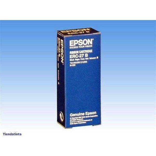 EPSON ERC-27B (C43S015366) CINTA MÁQUINA DE ESCRIBIR/FAX ORIGINAL NEGRO 26241 EPSON ERC-27B (C43S015366) CINTA MÁQUINA DE ESCRIBIR/FAX ORIGINAL NEGRO 26241