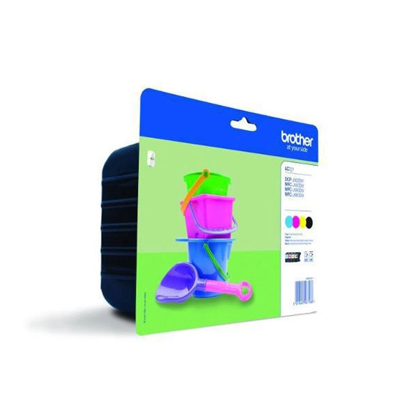 BROTHER LC221VALBP (LC221VALBP) TINTA ORIGINAL CUATRICOLOR 26264 BROTHER LC221VALBP (LC221VALBP) TINTA ORIGINAL CUATRICOLOR 26264