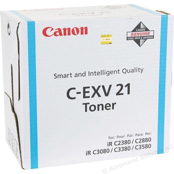 CANON CEXV21C (0453B002) TONER ORIGINAL CYAN 26274 CANON CEXV21C (0453B002) TONER ORIGINAL CYAN 26274