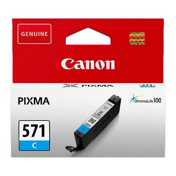 CANON CLI 571C (0386C001) TINTA ORIGINAL CYAN 26449 CANON CLI 571C (0386C001) TINTA ORIGINAL CYAN 26449