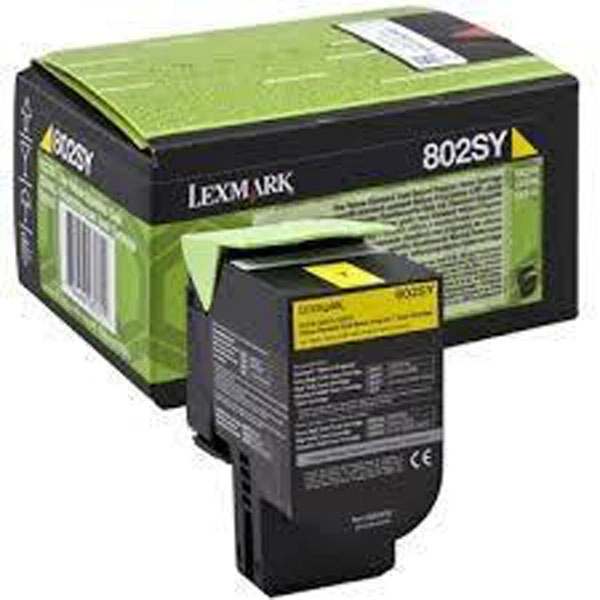 LEXMARK CX510 (80C2XY0) TONER ORIGINAL AMARILLO 26479 LEXMARK CX510 (80C2XY0) TONER ORIGINAL AMARILLO 26479