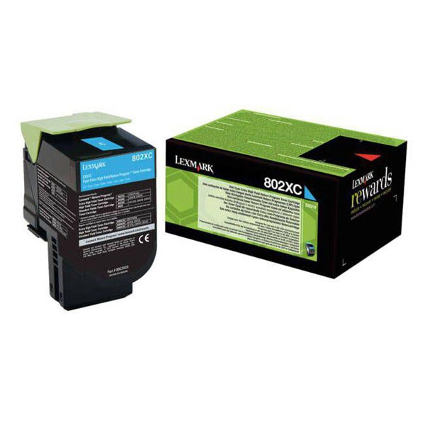 LEXMARK CX510 (80C2XC0) TONER ORIGINAL CYAN 26480 LEXMARK CX510 (80C2XC0) TONER ORIGINAL CYAN 26480