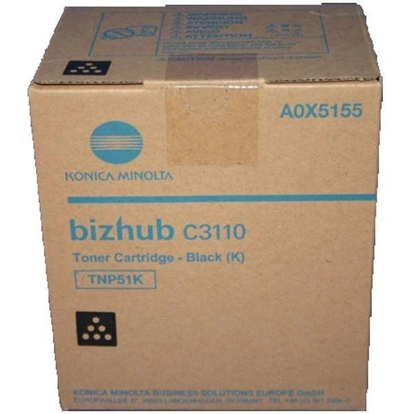 KONICA-MINOLTA TNP51 (A0X5155) TONER ORIGINAL NEGRO 26562 KONICA-MINOLTA TNP51 (A0X5155) TONER ORIGINAL NEGRO 26562