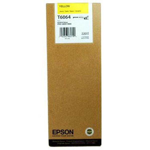 EPSON T6064 (C13T606400) TINTA ORIGINAL AMARILLO 26788 EPSON T6064 (C13T606400) TINTA ORIGINAL AMARILLO 26788