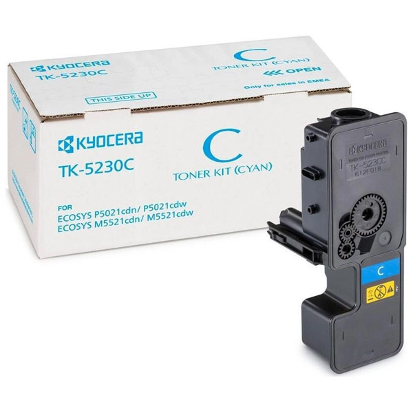 KYOCERA-MITA TK5230C (1T02R9CNL0) TONER ORIGINAL CYAN 26812 KYOCERA-MITA TK5230C (1T02R9CNL0) TONER ORIGINAL CYAN 26812